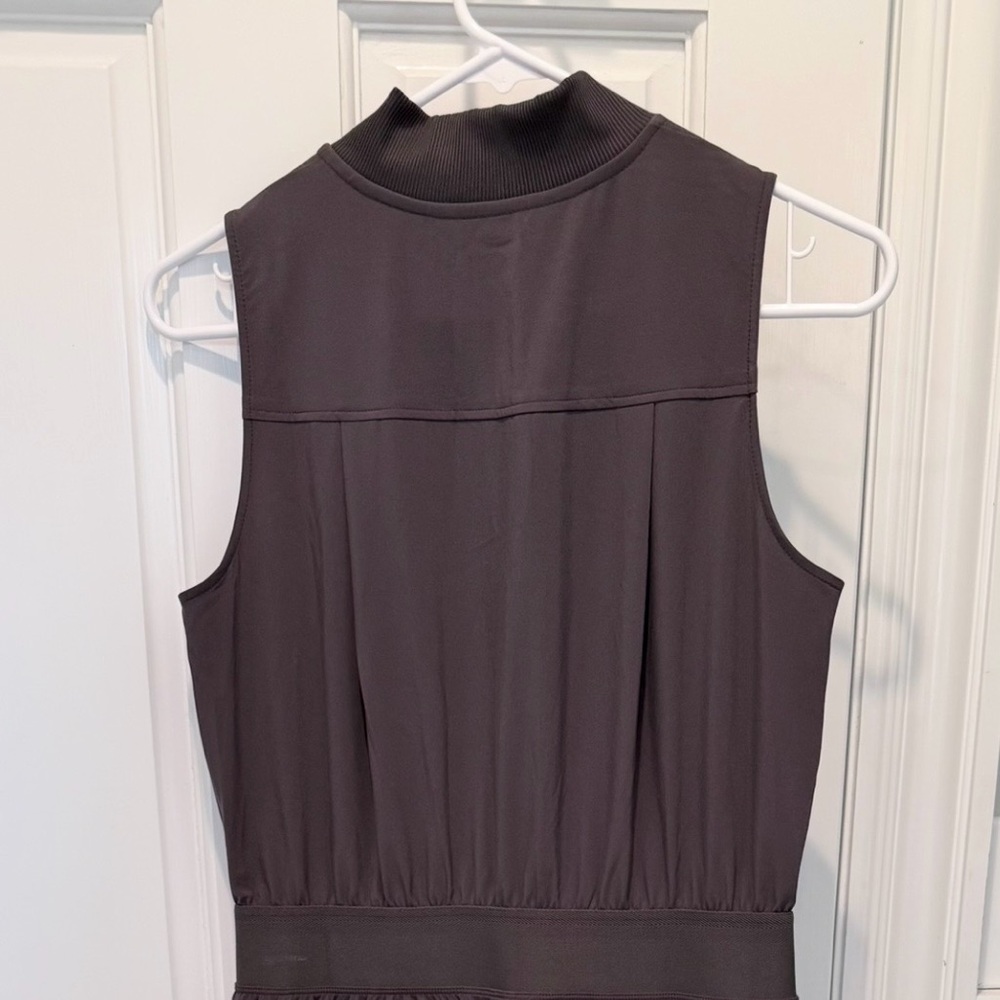 Athleta Brooklyn Utility Jumpsuit NWOT Size 4 Shale Dusty Purple One Piece - Picture 6 of 7
